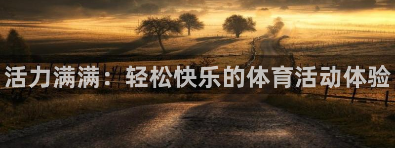 星速体育app官网：活力满满：轻松快乐的体育活动体验